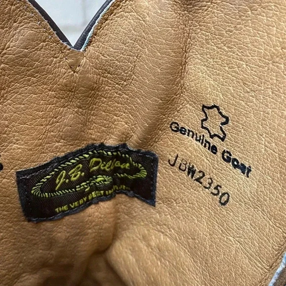 J.B. Dillon Coyboy Boots Women’s 7.5 Goat Leather Western  Boot - Picture 7 of 9